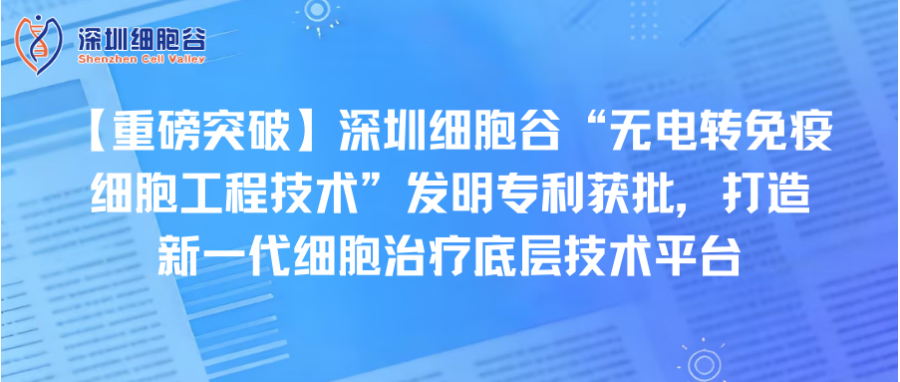 【重磅突破】深圳Ebpay支付“无电转免疫细胞工程技术”发明专利获批，打造新一代细胞治疗底层技术平台